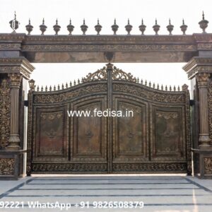 Compound Wall Grill Design, Gate Upper Design Front Gate Designs For Houses | Entrance Gates Design