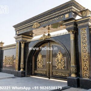 Iron Fence Designs, Iron Gate Design For Main Gate Front Gate Designs For Houses | Entrance Gates Design