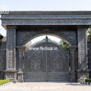 Square Pipe Gate Design, Safety Grill Design For Compound Wall Front Gate Designs For Houses | Entrance Gates Design