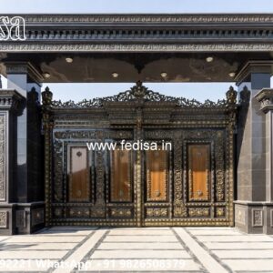 Laser Cutting Gate, Wheel Gate Design Front Gate Designs For Houses | Entrance Gates Design