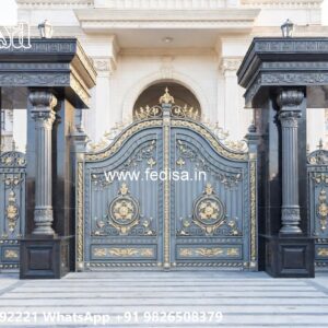 Iron Fence Designs, Maharaja Gate Steel Front Gate Designs For Houses | Entrance Gates Design