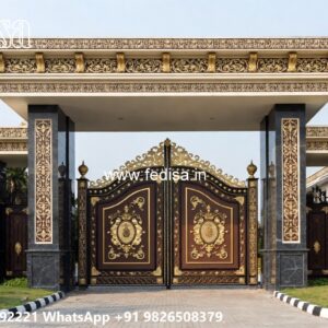 Mild Steel Gate, 8 Feet Main Gate Design Front Gate Designs For Houses | Entrance Gates Design