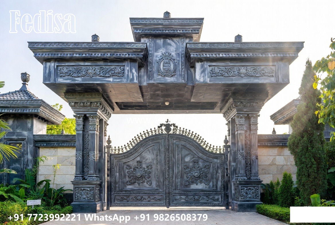 Box Bar Gate Design, Lightweight Main Gate Design Front Gate Designs For Houses | Entrance Gates Design