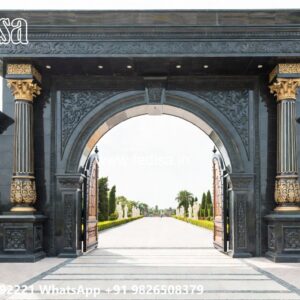 Laser Cutting Gate, Single Gate Design Steel Front Gate Designs For Houses | Entrance Gates Design