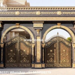 Compound Wall Grill Design, Boundary Gate Ka Design Front Gate Designs For Houses | Entrance Gates Design