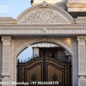 Square Tube Gate Design, Boundary Wall Steel Grill Design Front Gate Designs For Houses | Entrance Gates Design