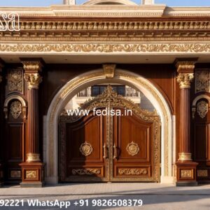 Square Pipe Gate Design, Gate Side Wall Design Front Gate Designs For Houses | Entrance Gates Design