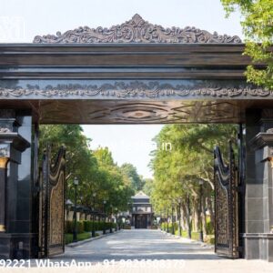 Railing Gate Design, Modern Sliding Gate Front Gate Designs For Houses | Entrance Gates Design