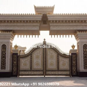 Iron Fence Designs, Four Fold Main Gate Design Front Gate Designs For Houses | Entrance Gates Design
