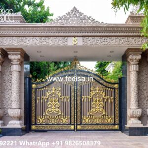 Compound Wall Grill Design, House Gate Design Iron Front Gate Designs For Houses | Entrance Gates Design