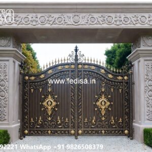 Railing Gate Design, 12 Feet Main Gate Design Front Gate Designs For Houses | Entrance Gates Design