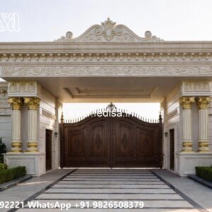 Compound Wall Grill Design, 8 Foot Gate Design Front Gate Designs For Houses | Entrance Gates Design