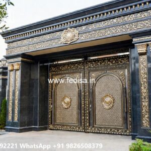 Compound Wall Grill Design, Home Boundary Gate Design Front Gate Designs For Houses | Entrance Gates Design