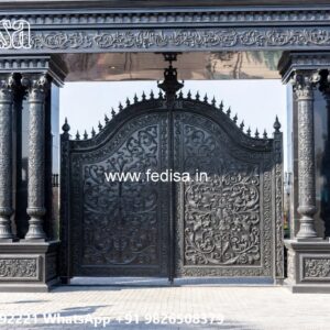 Iron Fence Designs, Main Gate Design 5 Feet Front Gate Designs For Houses | Entrance Gates Design