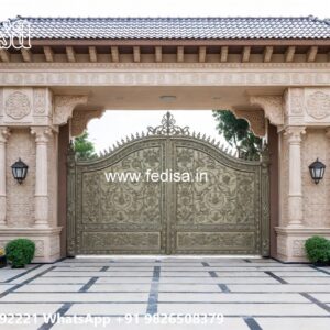 Gate Design For Main Door, Curved Sliding Gate Design Front Gate Designs For Houses | Entrance Gates Design