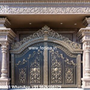Box Bar Gate Design, Main Gate Design Iron And Steel Front Gate Designs For Houses | Entrance Gates Design