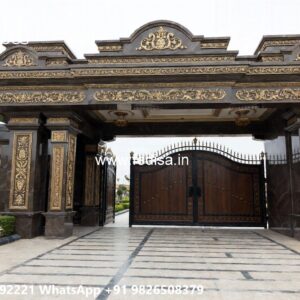 Compound Wall Grill Design, Entrance Grill Gate Design Front Gate Designs For Houses | Entrance Gates Design