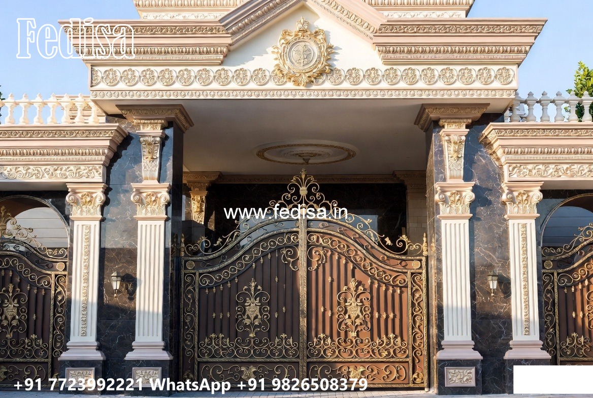 Gate Design For Main Door, Sliding Gate Roller Design Front Gate Designs For Houses | Entrance Gates Design
