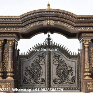 Square Pipe Gate Design, 2 Door Gate Design Front Gate Designs For Houses | Entrance Gates Design