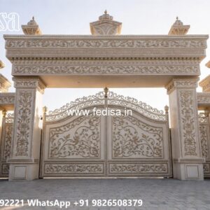 Railing Gate Design, Arched Wooden Gate Designs Front Gate Designs For Houses | Entrance Gates Design