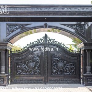 Compound Wall Grill Design, Lohe Ka Main Gate Design Front Gate Designs For Houses | Entrance Gates Design