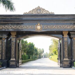 Railing Gate Design, Contemporary Metal Gates Front Gate Designs For Houses | Entrance Gates Design