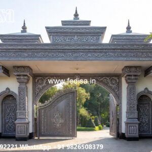 Box Bar Gate Design, Gi Main Gate Design Front Gate Designs For Houses | Entrance Gates Design