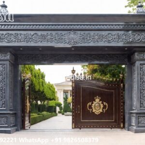 Railing Gate Design, Steel Gate Design For Main Door Front Gate Designs For Houses | Entrance Gates Design