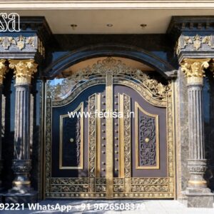 Mild Steel Gate, Gate Design For Farmhouse Front Gate Designs For Houses | Entrance Gates Design