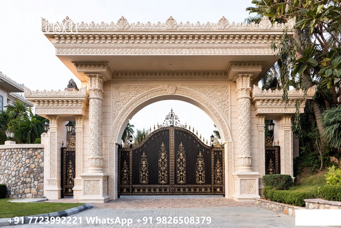 Big Gate Design, Compound Design Gate Front Gate Designs For Houses | Entrance Gates Design
