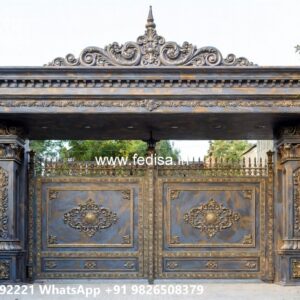 Iron Fence Designs, Boundary Wall And Gate Design Front Gate Designs For Houses | Entrance Gates Design