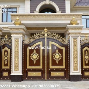 Compound Wall Grill Design, Iron Gate Design Pipe Front Gate Designs For Houses | Entrance Gates Design