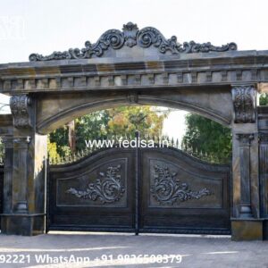 Railing Gate Design, Contemporary Wrought Iron Gates Front Gate Designs For Houses | Entrance Gates Design