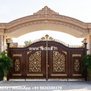 Compound Wall Grill Design, Front Gate Door Design Front Gate Designs For Houses | Entrance Gates Design