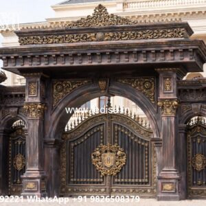 Big Gate Design, Gate With Wall Design Front Gate Designs For Houses | Entrance Gates Design