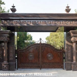 Compound Wall Grill Design, Ss Gate Simple Design Front Gate Designs For Houses | Entrance Gates Design