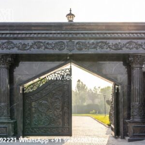 Iron Fence Designs, Laser Cut Metal Gate Design Front Gate Designs For Houses | Entrance Gates Design