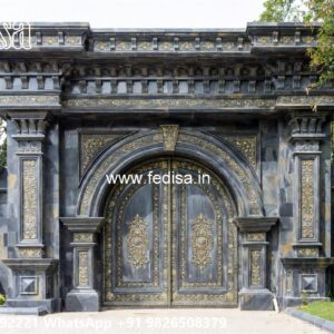 Iron Fence Designs, Entrance Gate Design For Farmhouse Front Gate Designs For Houses | Entrance Gates Design