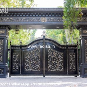 Compound Wall Grill Design, Stainless Steel Grill Gate Design Front Gate Designs For Houses | Entrance Gates Design