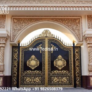 Square Tube Gate Design, Iron Boundary Wall Design Front Gate Designs For Houses | Entrance Gates Design