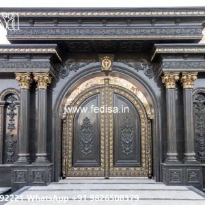 Railing Gate Design, Wood Door Gate Design Front Gate Designs For Houses | Entrance Gates Design