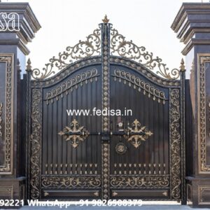 Compound Wall Grill Design, Compound Wall With Grill Design Front Gate Designs For Houses | Entrance Gates Design