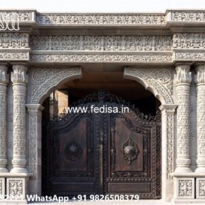 Iron Fence Designs, Front Gate Design In Steel Front Gate Designs For Houses | Entrance Gates Design