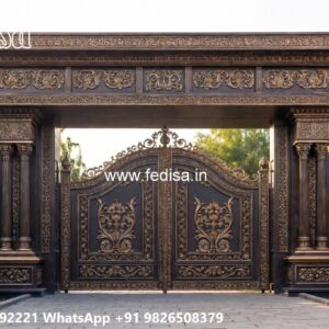 Square Pipe Gate Design, Modern Boundary Gate Design Front Gate Designs For Houses | Entrance Gates Design