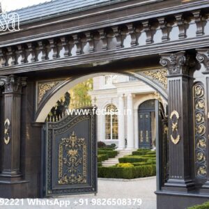 Railing Gate Design, Farm Gate Designs Metal Front Gate Designs For Houses | Entrance Gates Design