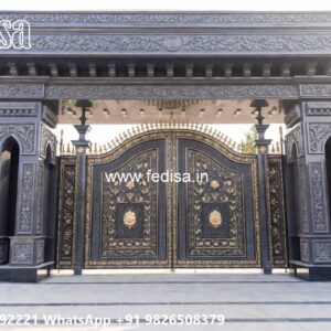 Square Pipe Gate Design, Fancy Metal Gates Front Gate Designs For Houses | Entrance Gates Design