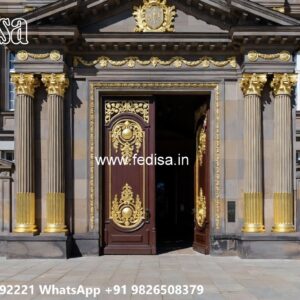 Compound Wall Grill Design, Wall With Gate Design Front Gate Designs For Houses | Entrance Gates Design