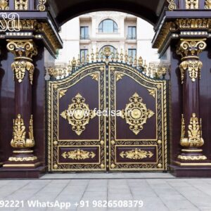 Compound Wall Grill Design, Design Pipe Gate Front Gate Designs For Houses | Entrance Gates Design
