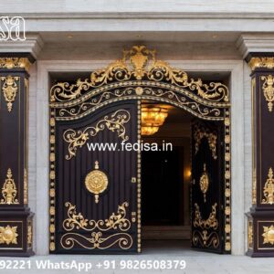 Square Pipe Gate Design, Mild Steel Main Gate Design Front Gate Designs For Houses | Entrance Gates Design