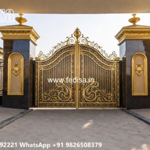 Iron Fence Designs, Security Gate Designs Metal Front Gate Designs For Houses | Entrance Gates Design